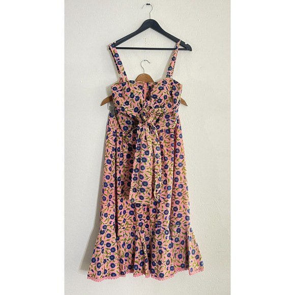 Eddy Floral Carolyn Wrap Top 8 Sandy Flare Hem Skirt 6 Set Cottagecore NEW $415 - Picture 4 of 16